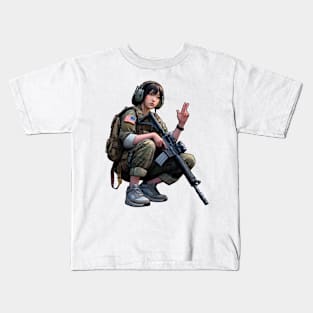 Tactical Girl Kids T-Shirt